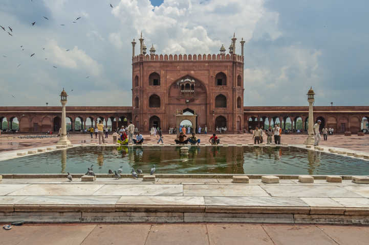 18 - India - Nueva Delhi - Jami Masjid - la Gran Mezquita